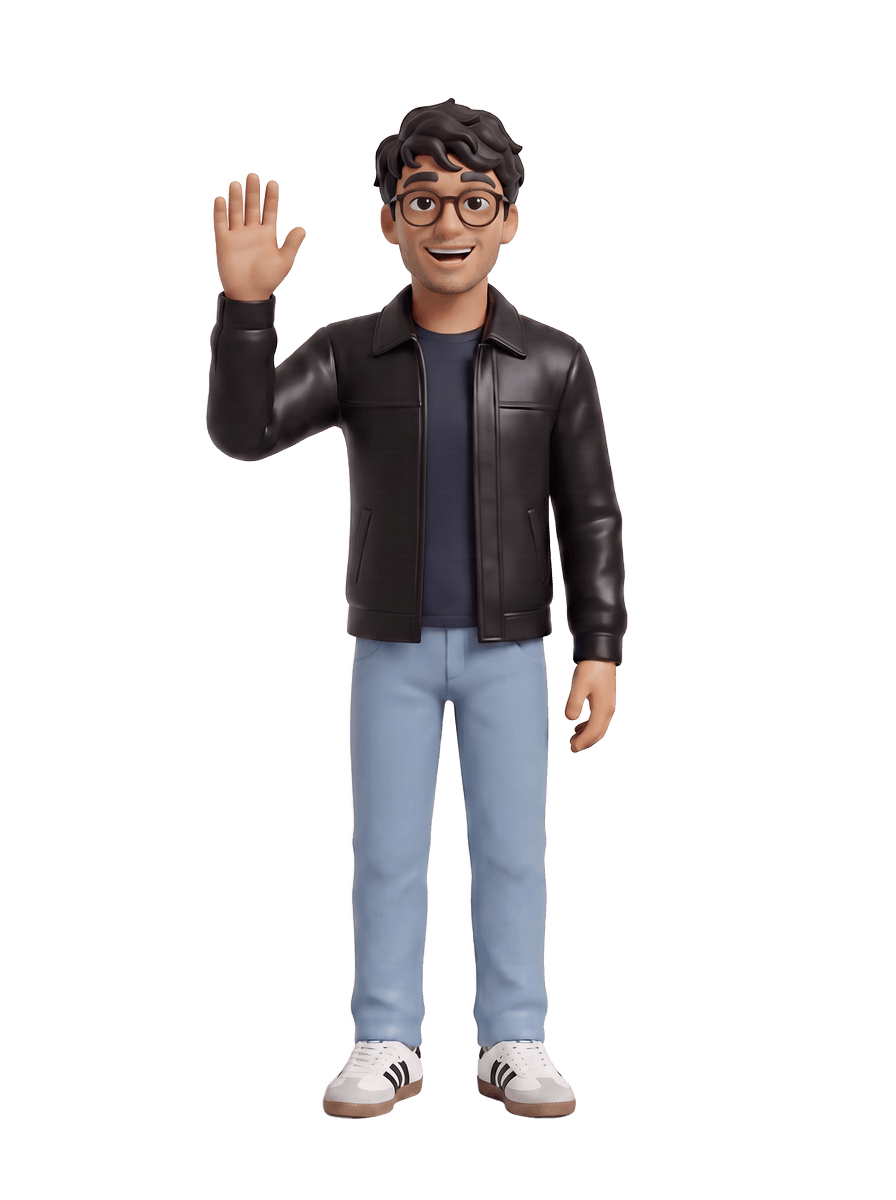 Waving toy figurine of Arnav